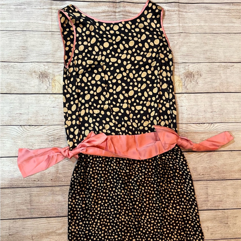 Vintage Rare Guy Laroche silk dress made in Hong Kong, adorable and timeless ❤️